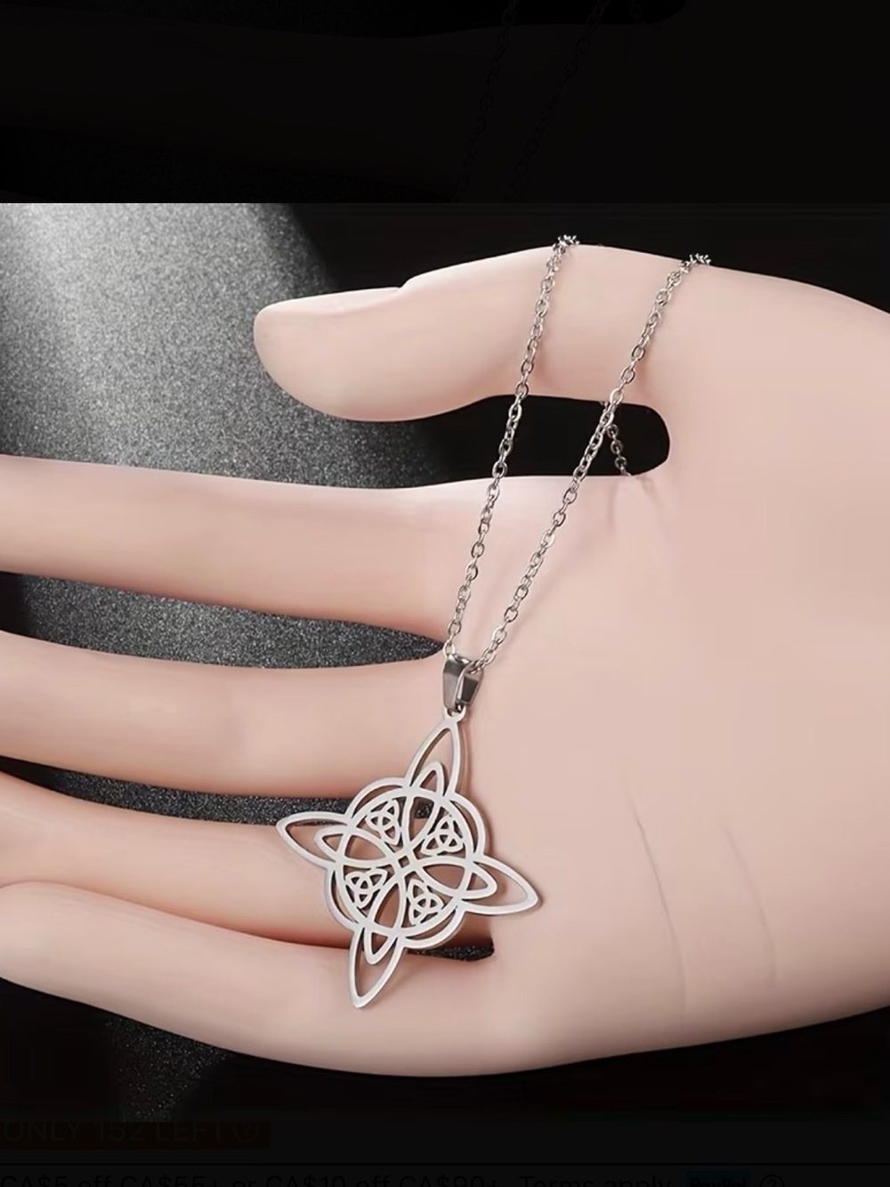 ⭐️ Celtic Star Pendant Necklace - Women's Jewelry New